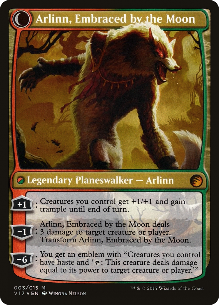 Arlinn Kord // Arlinn, Embraced by the Moon (V17-003) - From the Vault: Transform: (Double Faced Transform) Foil - Premium MTG Single from Wizards of the Coast - Just $1.09! Shop now at Game Crave Tournament Store