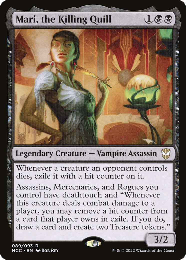 Mari, the Killing Quill (NCC-089) - New Capenna Commander - Premium MTG Single from Wizards of the Coast - Just $0.70! Shop now at Game Crave Tournament Store