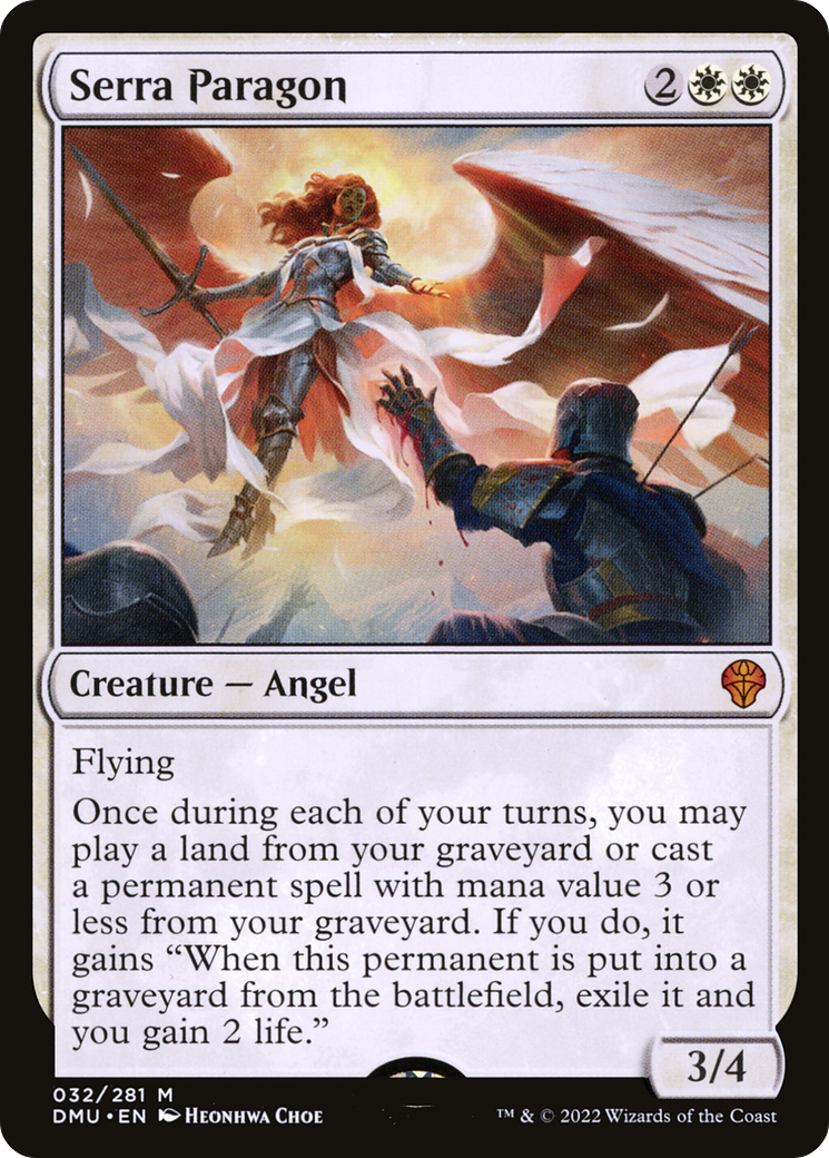 Serra Paragon (DMU-032) - Dominaria United - Premium MTG Single from Wizards of the Coast - Just $2.92! Shop now at Game Crave Tournament Store