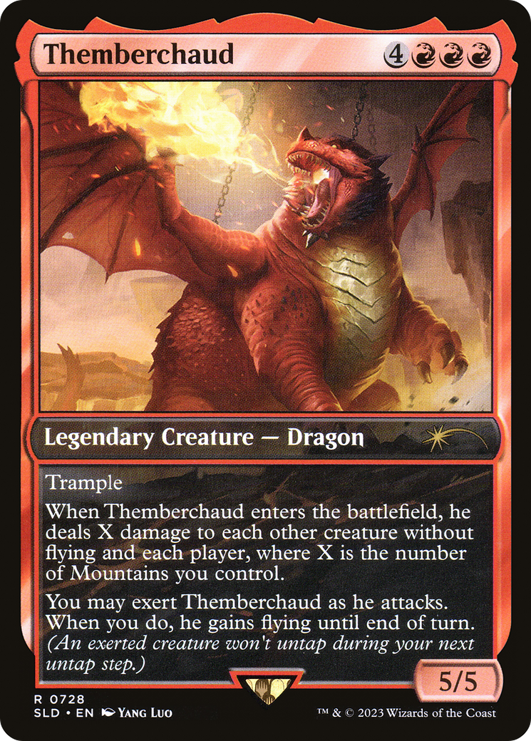 Themberchaud (SLD-728) - Secret Lair Drop - Premium MTG Single from Wizards of the Coast - Just $9.57! Shop now at Game Crave Tournament Store