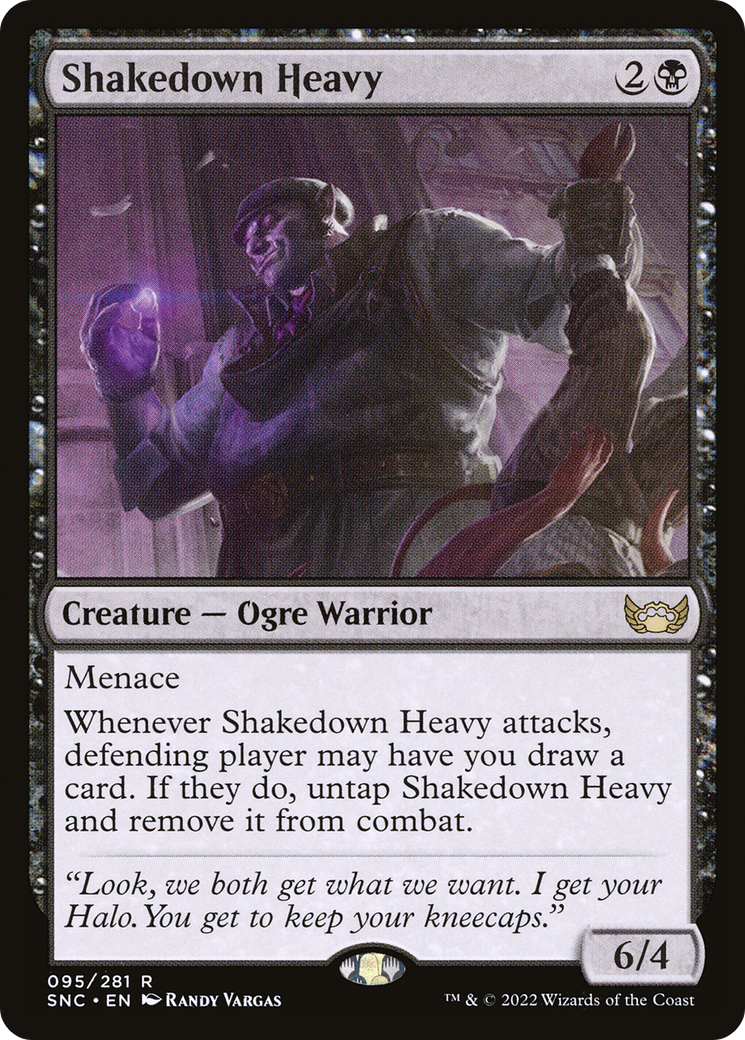 Shakedown Heavy (SNC-095) - Streets of New Capenna - Premium MTG Single from Wizards of the Coast - Just $0.08! Shop now at Game Crave Tournament Store