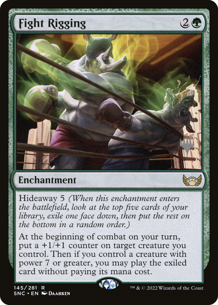 Fight Rigging (PSNC-145P) - Streets of New Capenna Promos Foil - Premium MTG Single from Wizards of the Coast - Just $0.29! Shop now at Game Crave Tournament Store