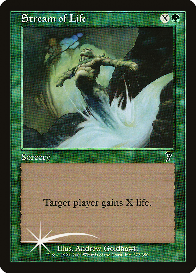 Stream of Life (7ED-272★) - Seventh Edition Foil - Premium MTG Single from Wizards of the Coast - Just $1.08! Shop now at Game Crave Tournament Store