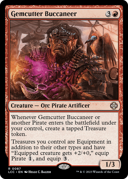 Gemcutter Buccaneer (LCC-087) - The Lost Caverns of Ixalan Commander - Premium MTG Single from Wizards of the Coast - Just $0.08! Shop now at Game Crave Tournament Store