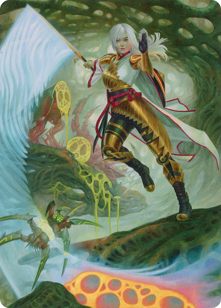 The Eternal Wanderer // The Eternal Wanderer (AONE-003) - Phyrexia: All Will Be One Art Series (Borderless) Foil - Premium MTG Single from Wizards of the Coast - Just $0! Shop now at Game Crave Tournament Store