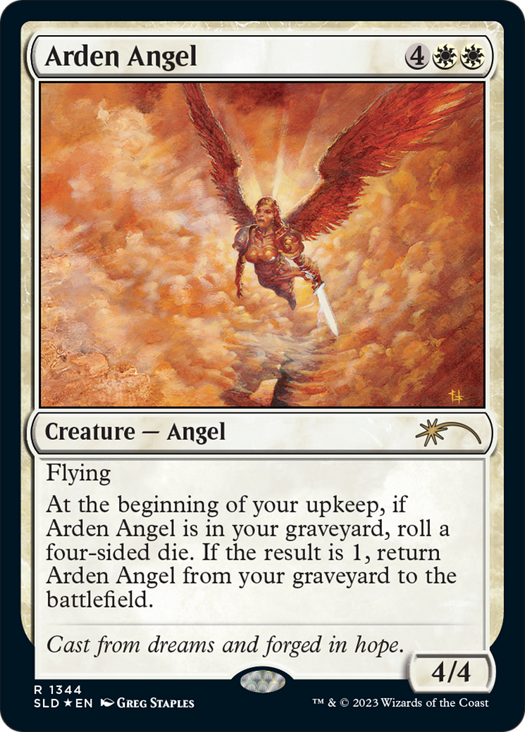 Arden Angel (SLD-1344) - Secret Lair Drop Foil - Premium MTG Single from Wizards of the Coast - Just $1.71! Shop now at Game Crave Tournament Store