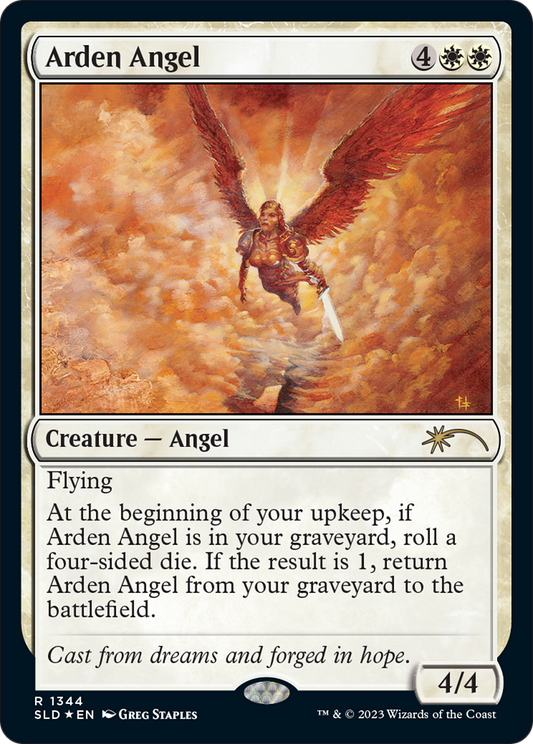 Arden Angel (SLD-1344) - Secret Lair Drop Foil - Premium MTG Single from Wizards of the Coast - Just $1.71! Shop now at Game Crave Tournament Store