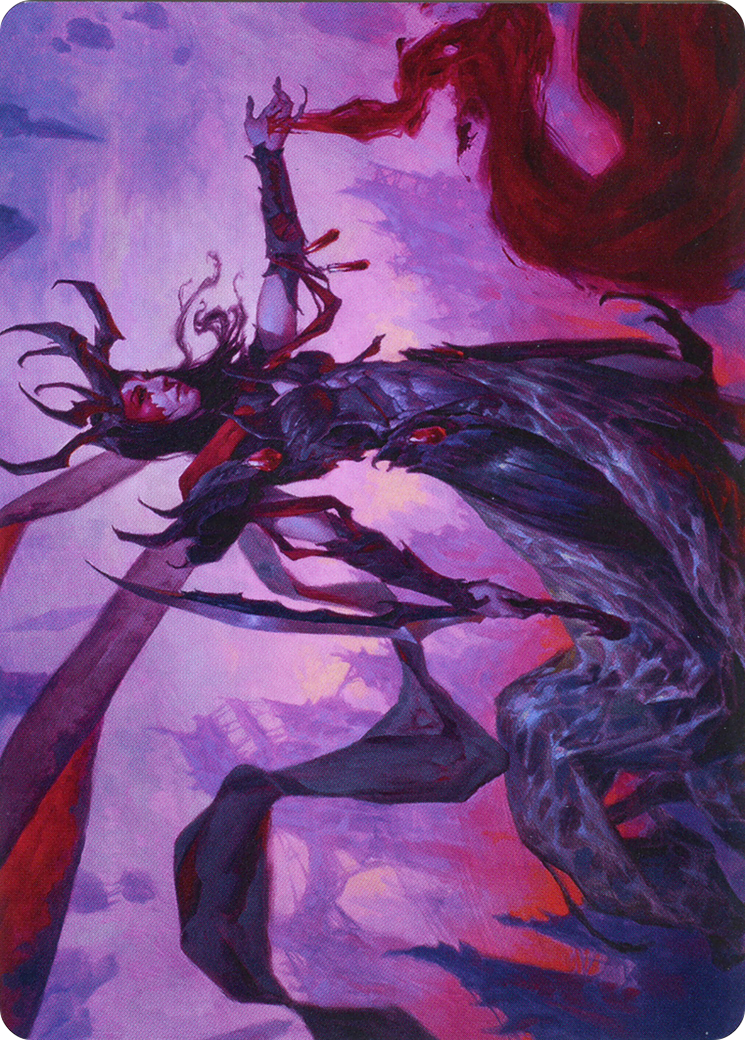 Drana, the Last Bloodchief // Drana, the Last Bloodchief (AZNR-054) - Zendikar Rising Art Series (Borderless) Foil - Premium MTG Single from Wizards of the Coast - Just $0! Shop now at Game Crave Tournament Store