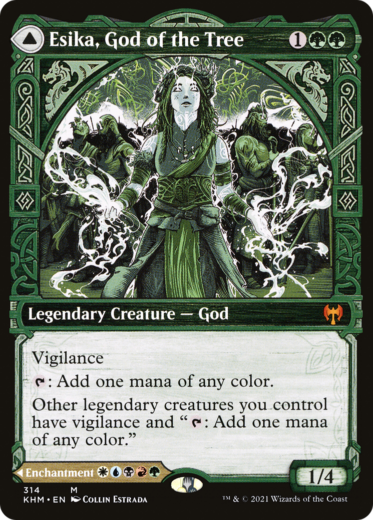 Esika, God of the Tree // The Prismatic Bridge (KHM-314) - Kaldheim: (Showcase) Foil - Premium MTG Single from Wizards of the Coast - Just $14.62! Shop now at Game Crave Tournament Store