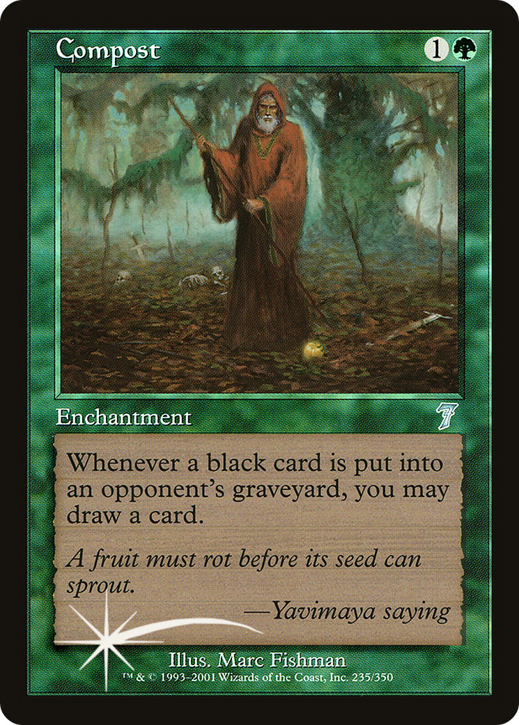 Compost (7ED-235★) - Seventh Edition Foil - Premium MTG Single from Wizards of the Coast - Just $11.30! Shop now at Game Crave Tournament Store