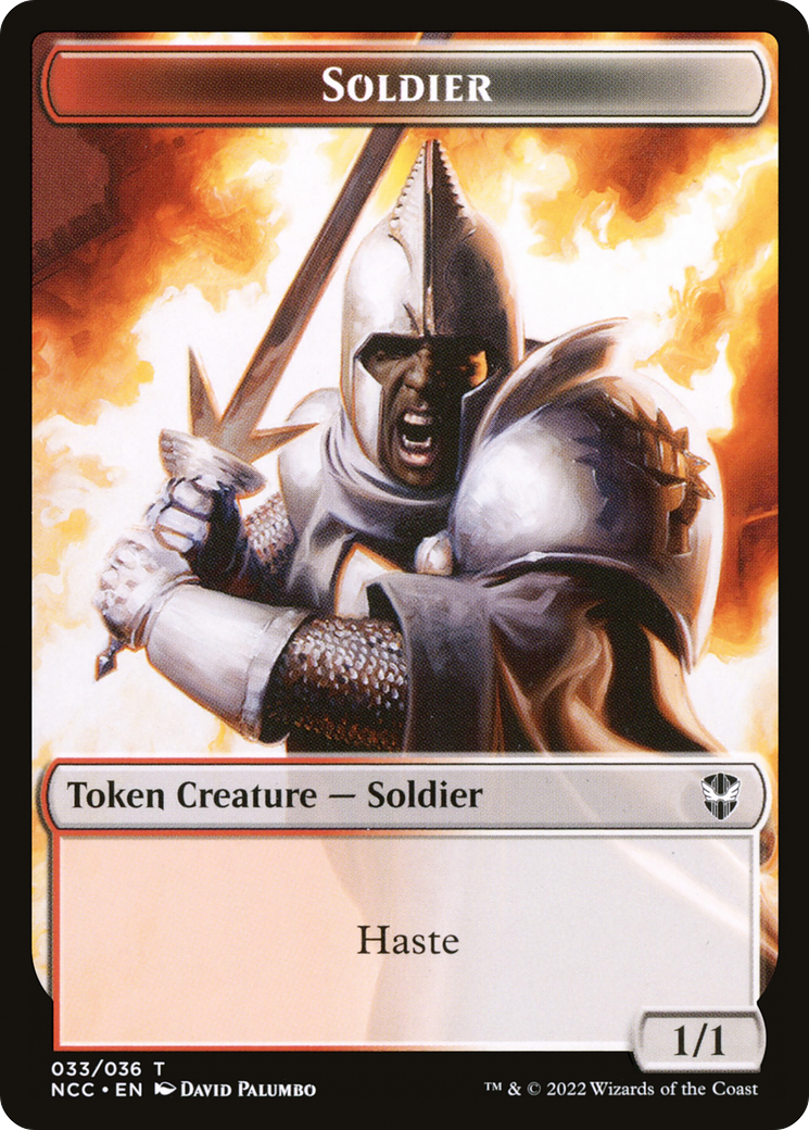 Soldier (TNCC-033) - New Capenna Commander Tokens - Premium MTG Single from Wizards of the Coast - Just $0! Shop now at Game Crave Tournament Store
