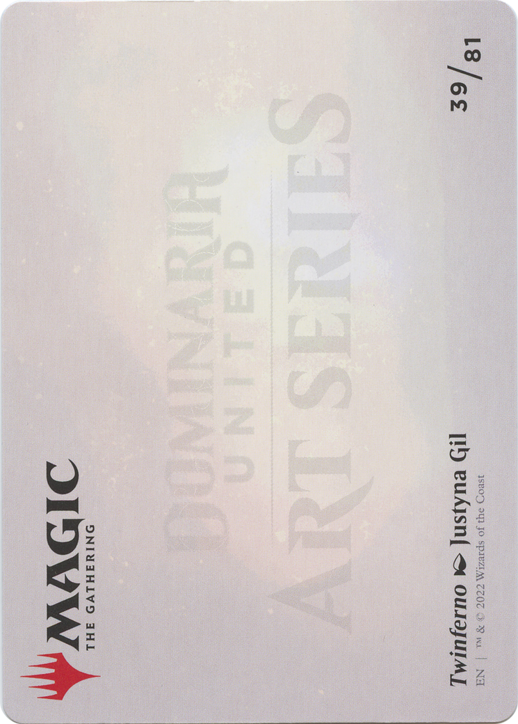Twinferno // Twinferno (ADMU-039) - Dominaria United Art Series (Borderless) Foil - Premium MTG Single from Wizards of the Coast - Just $0! Shop now at Game Crave Tournament Store