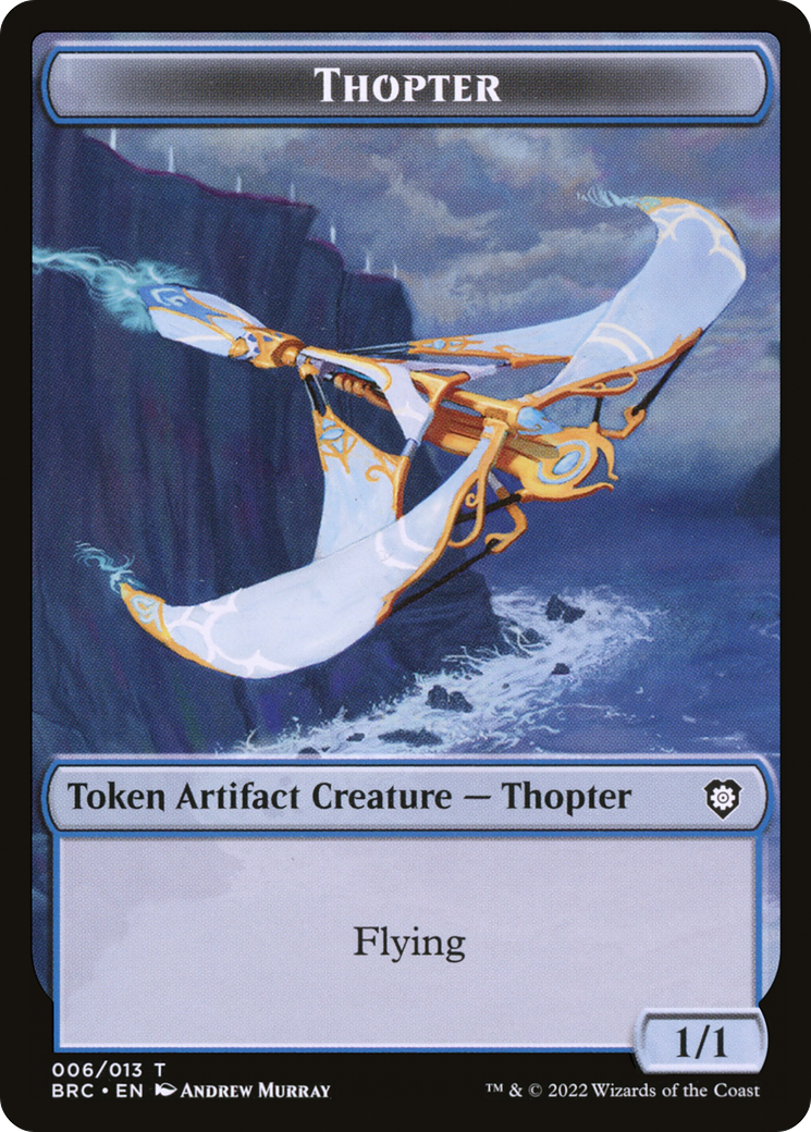 Thopter (TBRC-006) - The Brothers' War Commander Tokens Foil - Premium MTG Single from Wizards of the Coast - Just $0! Shop now at Game Crave Tournament Store