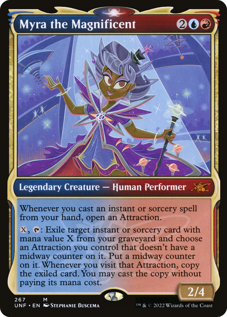 Myra the Magnificent (UNF-267) - Unfinity: (Showcase) - Premium MTG Single from Wizards of the Coast - Just $0.13! Shop now at Game Crave Tournament Store