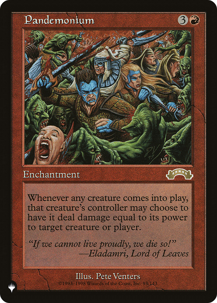 Pandemonium (PLIST-860) - The List - Premium MTG Single from Wizards of the Coast - Just $0.45! Shop now at Game Crave Tournament Store