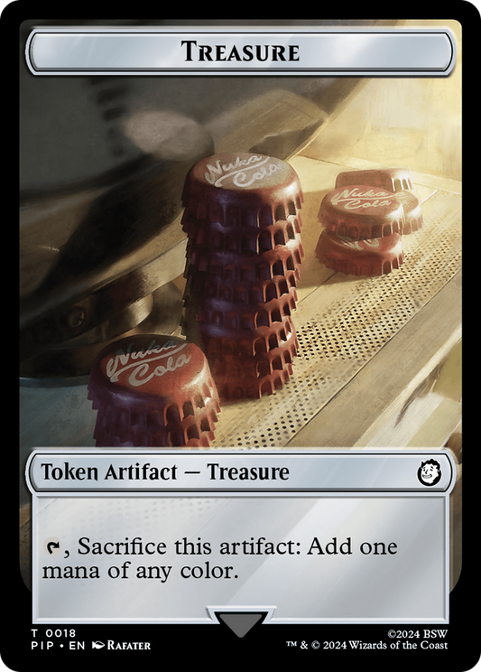 Treasure (TPIP-018) - Fallout Tokens - Premium MTG Single from Wizards of the Coast - Just $0! Shop now at Game Crave Tournament Store