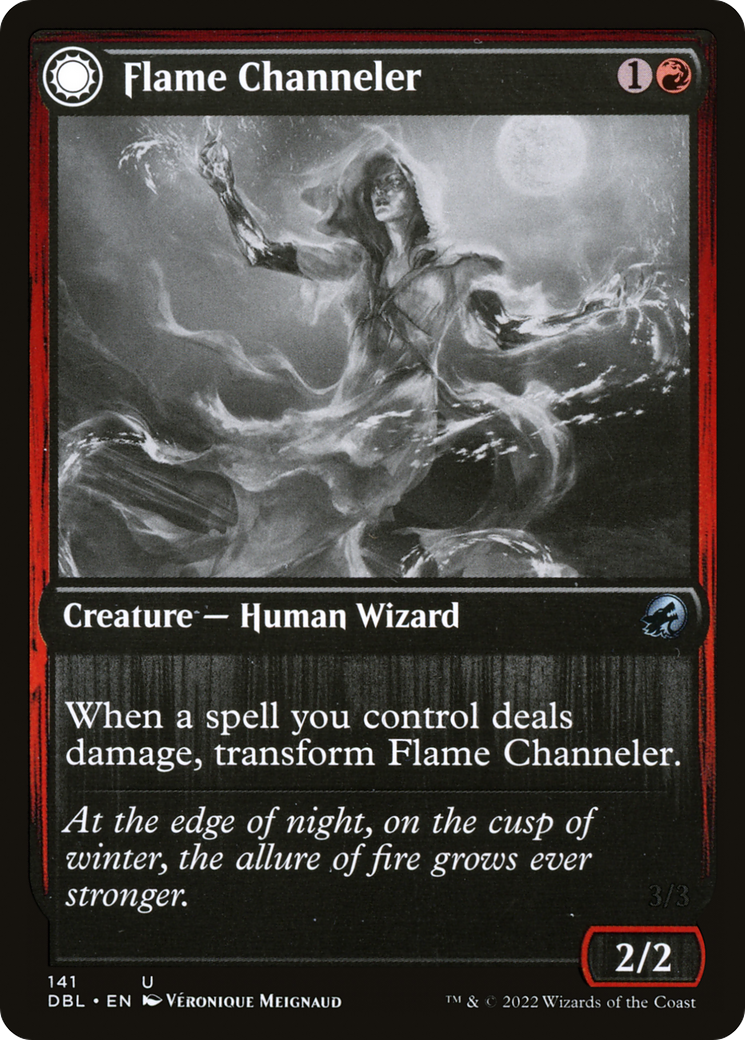 Flame Channeler // Embodiment of Flame (DBL-141) - Innistrad: Double Feature: (Double Faced Transform) - Premium MTG Single from Wizards of the Coast - Just $0.08! Shop now at Game Crave Tournament Store
