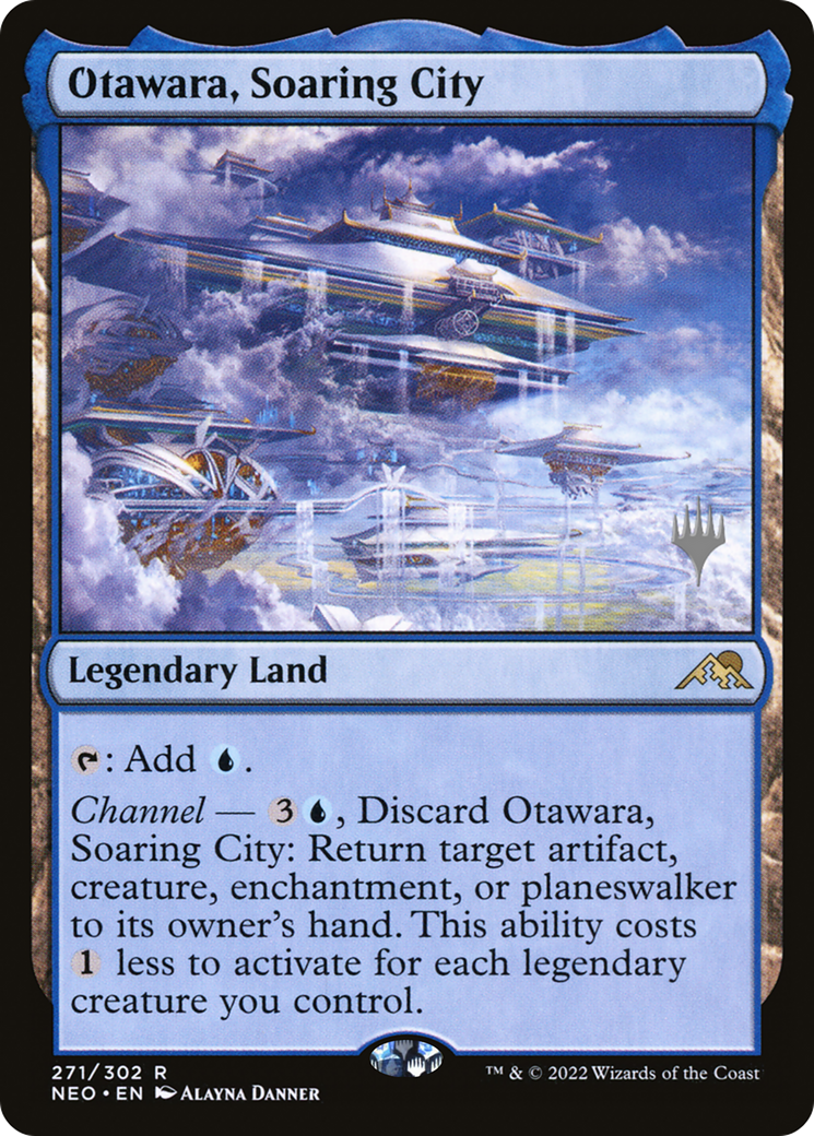 Otawara, Soaring City (PNEO-271P) - Kamigawa: Neon Dynasty Promos - Premium MTG Single from Wizards of the Coast - Just $4.93! Shop now at Game Crave Tournament Store