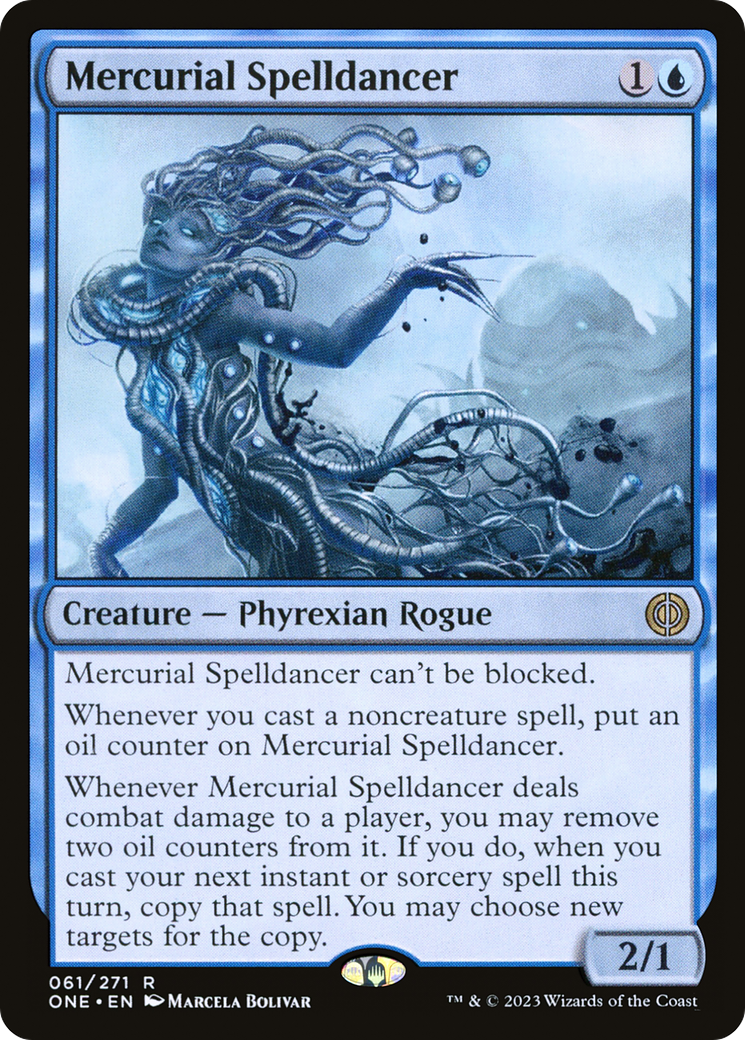 Mercurial Spelldancer (ONE-061) - Phyrexia: All Will Be One - Premium MTG Single from Wizards of the Coast - Just $0.08! Shop now at Game Crave Tournament Store