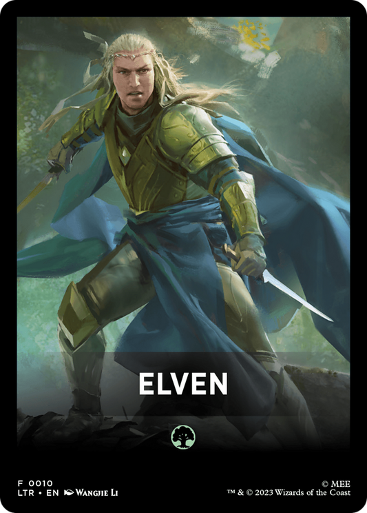 Elven (FLTR-010) - Tales of Middle-earth Front Cards - Premium MTG Single from Wizards of the Coast - Just $0! Shop now at Game Crave Tournament Store