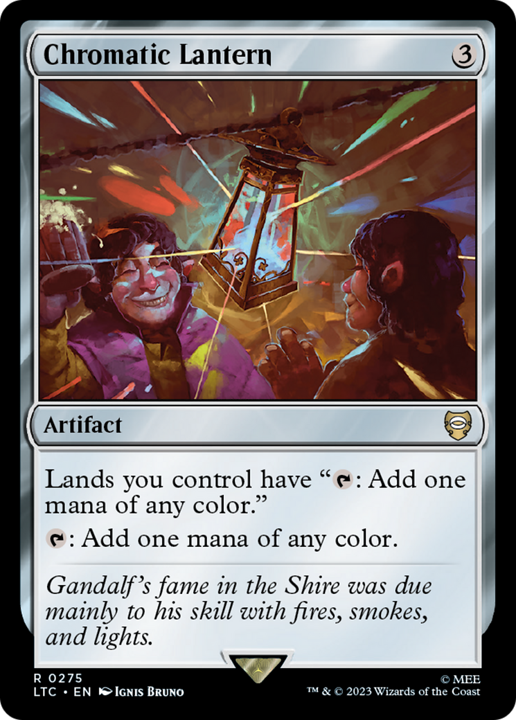 Chromatic Lantern (LTC-275) - Tales of Middle-earth Commander - Premium MTG Single from Wizards of the Coast - Just $0.51! Shop now at Game Crave Tournament Store