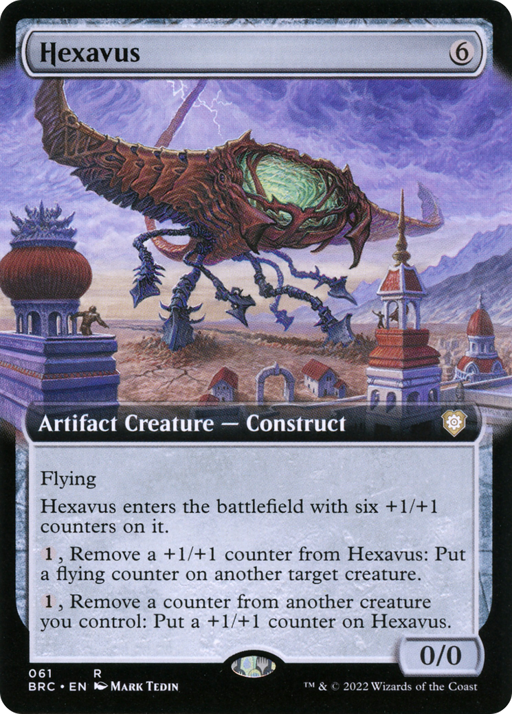 Hexavus (BRC-061) - The Brothers' War Commander: (Extended Art) - Premium MTG Single from Wizards of the Coast - Just $0.30! Shop now at Game Crave Tournament Store