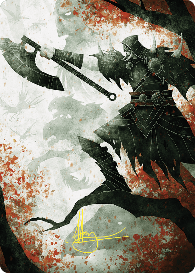 Garruk's Uprising // Garruk's Uprising (AWOE-072) - Wilds of Eldraine Art Series (Borderless) - Premium MTG Single from Wizards of the Coast - Just $0! Shop now at Game Crave Tournament Store