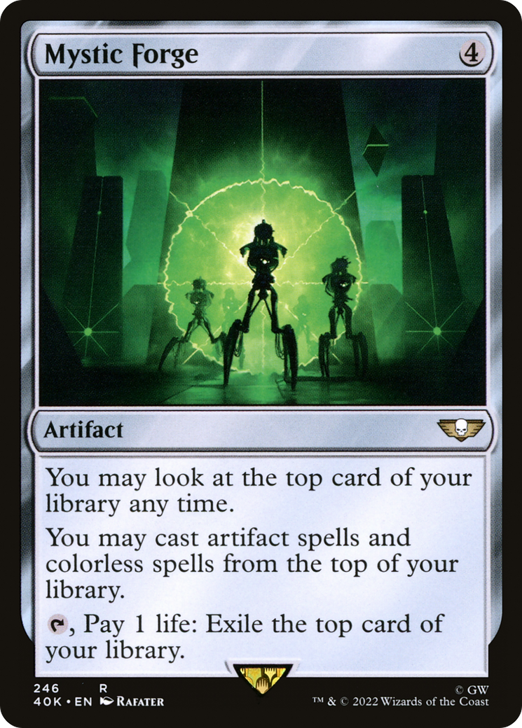 Mystic Forge (40K-246) - Warhammer 40,000 Commander - Premium MTG Single from Wizards of the Coast - Just $1.11! Shop now at Game Crave Tournament Store