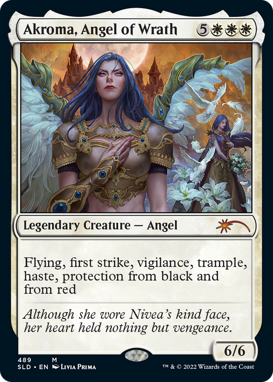 Akroma, Angel of Wrath (SLD-489) - Secret Lair Drop - Premium MTG Single from Wizards of the Coast - Just $7.89! Shop now at Game Crave Tournament Store