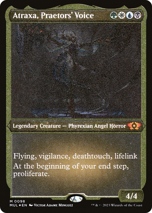 Atraxa, Praetors' Voice (MUL-098) - Multiverse Legends Etched Foil - Premium MTG Single from Wizards of the Coast - Just $6.68! Shop now at Game Crave Tournament Store