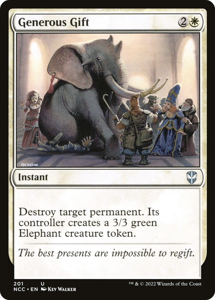 Generous Gift (NCC-201) - New Capenna Commander - Premium MTG Single from Wizards of the Coast - Just $0.24! Shop now at Game Crave Tournament Store