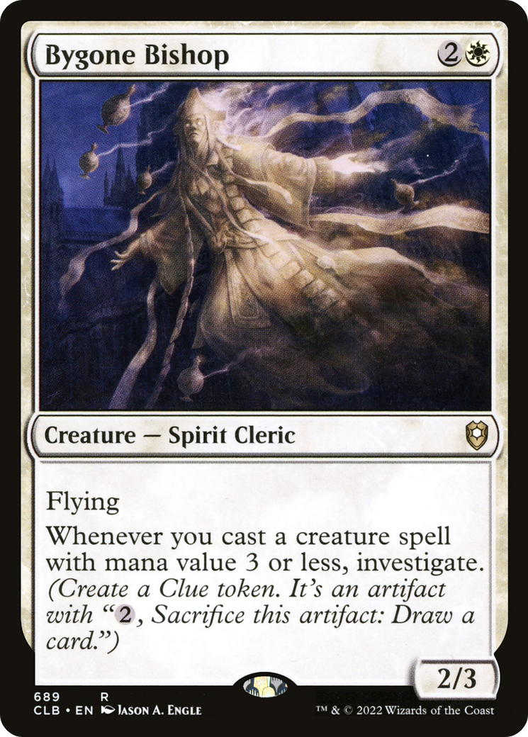 Bygone Bishop (CLB-689) - Commander Legends: Battle for Baldur's Gate - Premium MTG Single from Wizards of the Coast - Just $0.08! Shop now at Game Crave Tournament Store