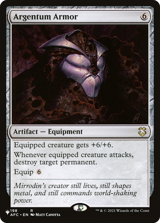 Argentum Armor (PLIST-997) - The List - Premium MTG Single from Wizards of the Coast - Just $0.79! Shop now at Game Crave Tournament Store