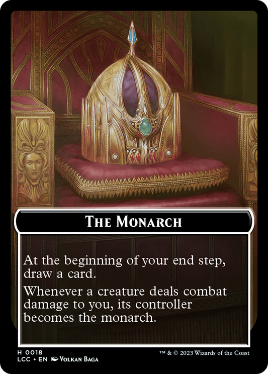 The Monarch (TLCC-018) - The Lost Caverns of Ixalan Commander Tokens Foil - Premium MTG Single from Wizards of the Coast - Just $0! Shop now at Game Crave Tournament Store