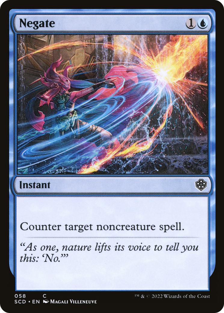 Negate (SCD-058) - Starter Commander Decks - Premium MTG Single from Wizards of the Coast - Just $0.25! Shop now at Game Crave Tournament Store
