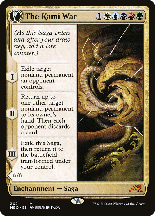 The Kami War // O-Kagachi Made Manifest (NEO-362) - Kamigawa: Neon Dynasty: (Showcase, fandfc) - Premium MTG Single from Wizards of the Coast - Just $1.03! Shop now at Game Crave Tournament Store