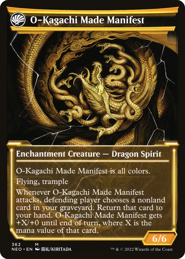 The Kami War // O-Kagachi Made Manifest (NEO-362) - Kamigawa: Neon Dynasty: (Showcase, fandfc) Foil - Premium MTG Single from Wizards of the Coast - Just $1.15! Shop now at Game Crave Tournament Store
