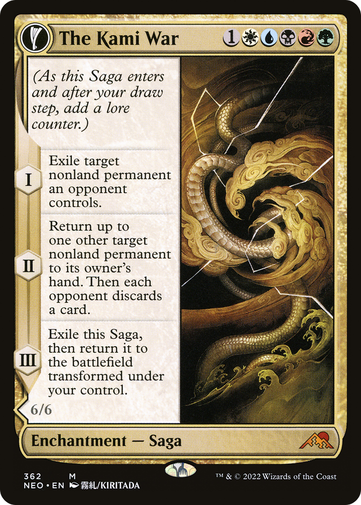 The Kami War // O-Kagachi Made Manifest (NEO-362) - Kamigawa: Neon Dynasty: (Showcase, fandfc) Foil - Premium MTG Single from Wizards of the Coast - Just $1.15! Shop now at Game Crave Tournament Store