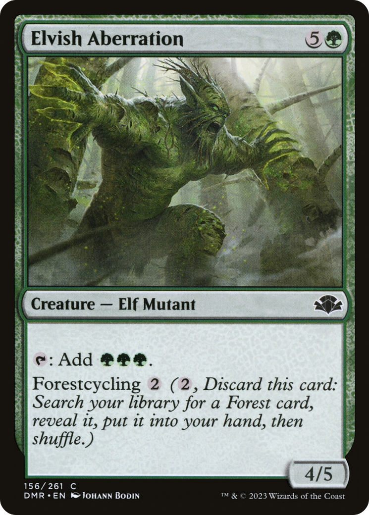 Elvish Aberration (DMR-156) - Dominaria Remastered Foil - Premium MTG Single from Wizards of the Coast - Just $0.25! Shop now at Game Crave Tournament Store