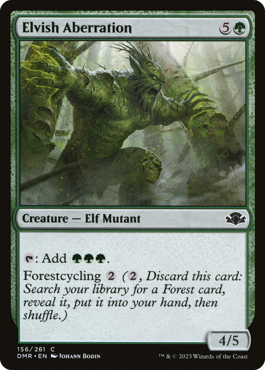Elvish Aberration (DMR-156) - Dominaria Remastered Foil - Premium MTG Single from Wizards of the Coast - Just $0.25! Shop now at Game Crave Tournament Store
