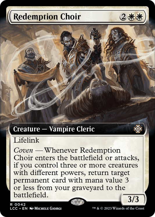 Redemption Choir (LCC-042) - The Lost Caverns of Ixalan Commander: (Extended Art) Foil - Premium MTG Single from Wizards of the Coast - Just $0.09! Shop now at Game Crave Tournament Store