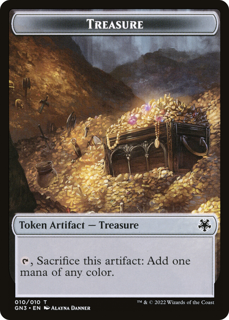 Treasure (TGN3-010) - Game Night: Free-for-All Tokens Foil - Premium MTG Single from Wizards of the Coast - Just $0! Shop now at Game Crave Tournament Store