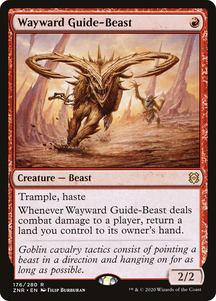 Wayward Guide-Beast (ZNR-176) - Zendikar Rising - Premium MTG Single from Wizards of the Coast - Just $0.08! Shop now at Game Crave Tournament Store