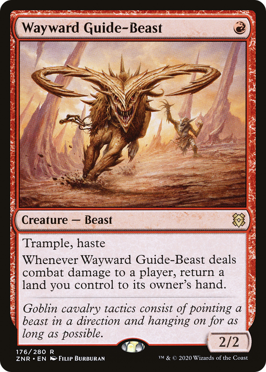 Wayward Guide-Beast (ZNR-176) - Zendikar Rising - Premium MTG Single from Wizards of the Coast - Just $0.08! Shop now at Game Crave Tournament Store