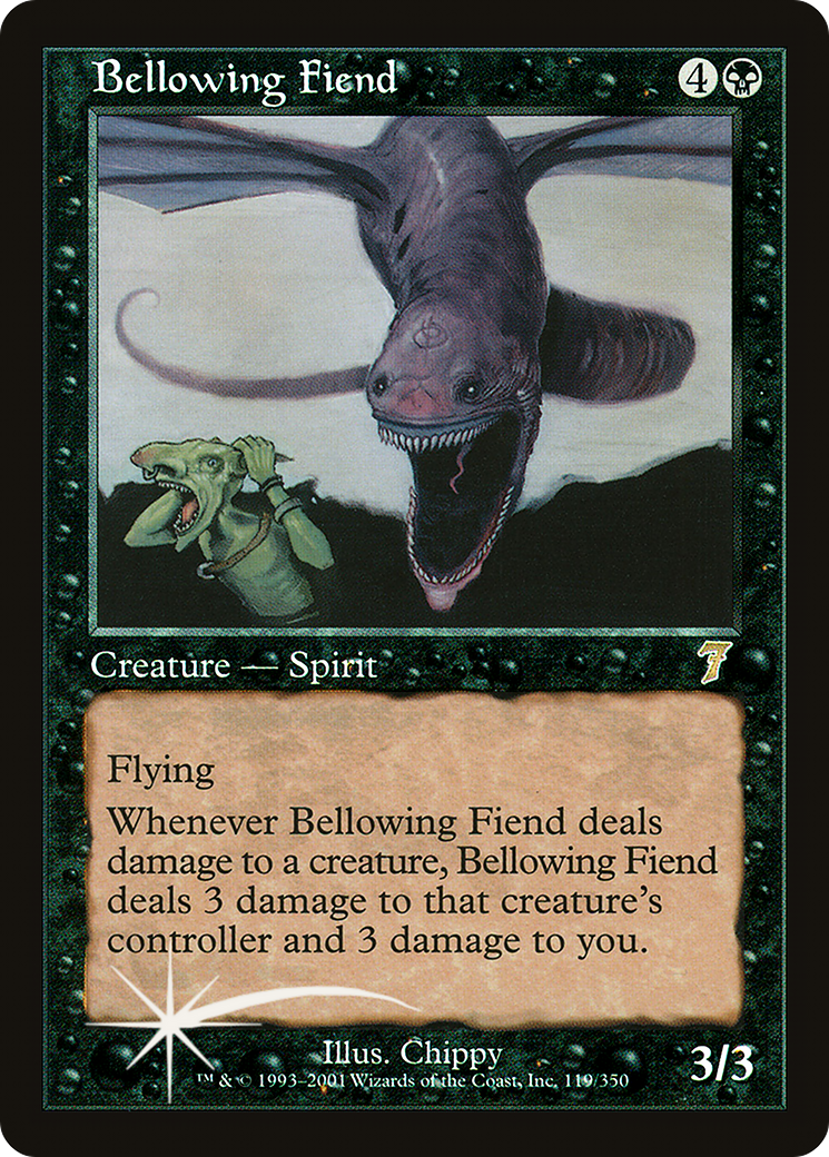Bellowing Fiend (7ED-119★) - Seventh Edition Foil - Premium MTG Single from Wizards of the Coast - Just $3.59! Shop now at Game Crave Tournament Store