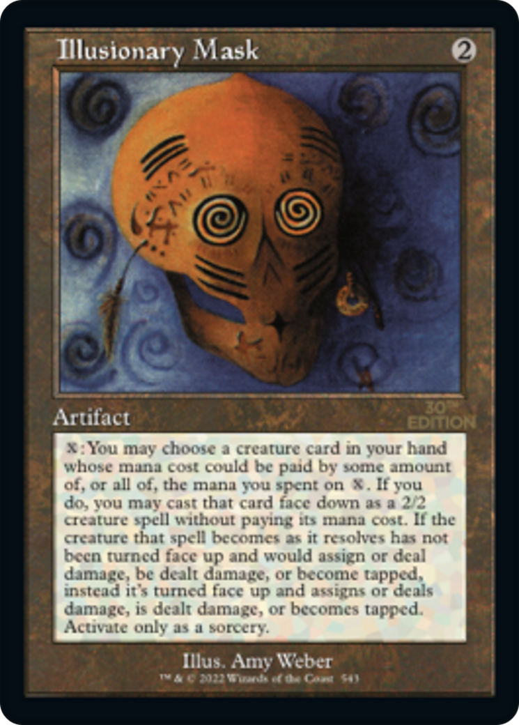 Illusionary Mask (30A-543) - 30th Anniversary Edition - Premium MTG Single from Wizards of the Coast - Just $17.74! Shop now at Game Crave Tournament Store