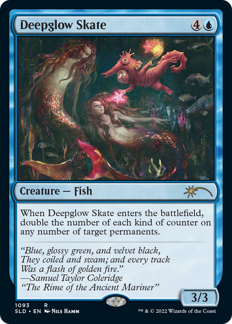 Deepglow Skate (SLD-1093) - Secret Lair Drop Foil - Premium MTG Single from Wizards of the Coast - Just $4.14! Shop now at Game Crave Tournament Store