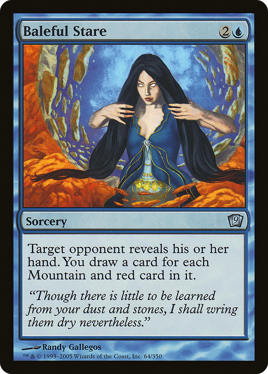 Baleful Stare (9ED-64★) - Ninth Edition Foil - Premium MTG Single from Wizards of the Coast - Just $0.22! Shop now at Game Crave Tournament Store