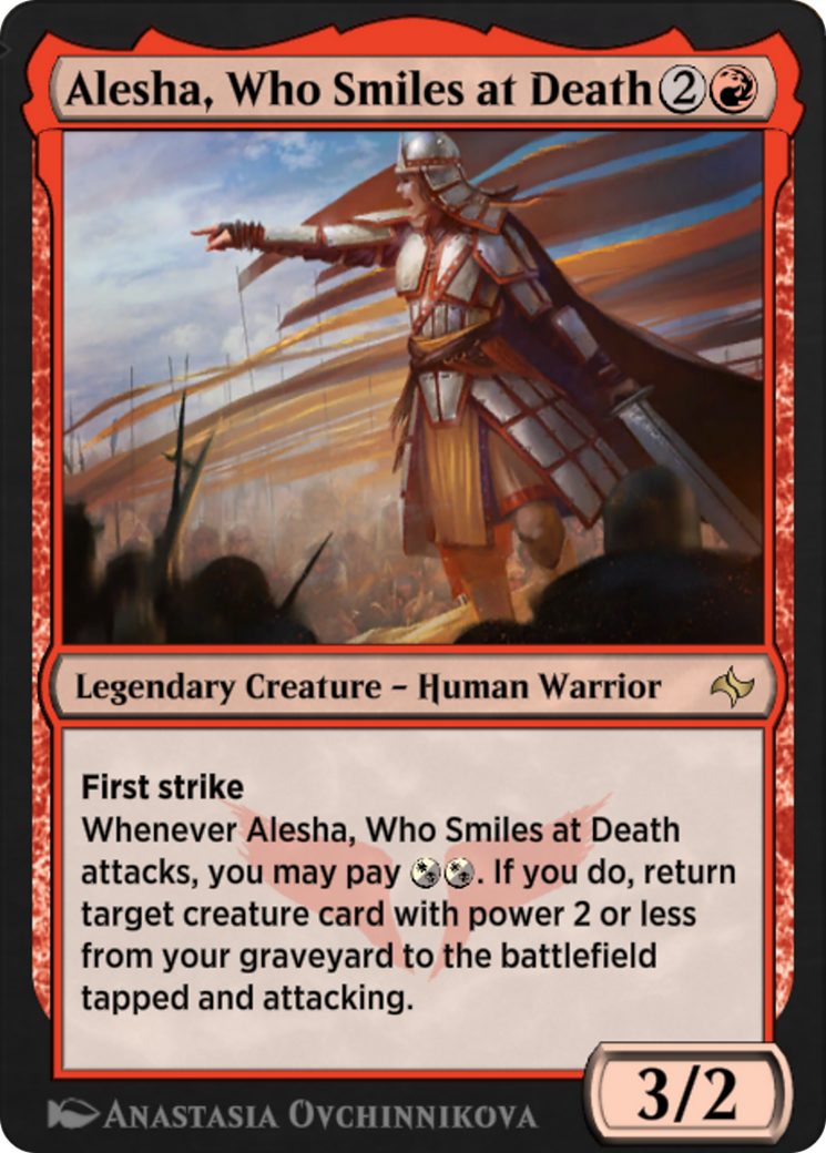Alesha, Who Smiles at Death (EA1-008) - Explorer Anthology 1 - Premium MTG Single from Wizards of the Coast - Just $0! Shop now at Game Crave Tournament Store