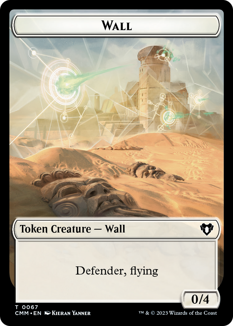Wall (TCMM-067) - Commander Masters Tokens Foil - Premium MTG Single from Wizards of the Coast - Just $0! Shop now at Game Crave Tournament Store